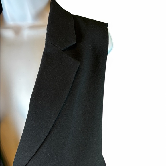 Zara open side Black Sleeveless Blazer euc - Picture 3 of 7